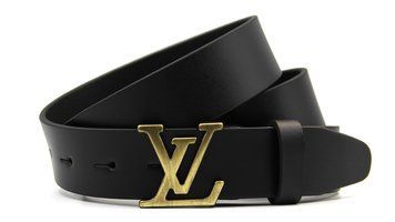 Ремінь Louis Vuitton жіночий з натуральної шкіри брендовий Золотий н378 фото