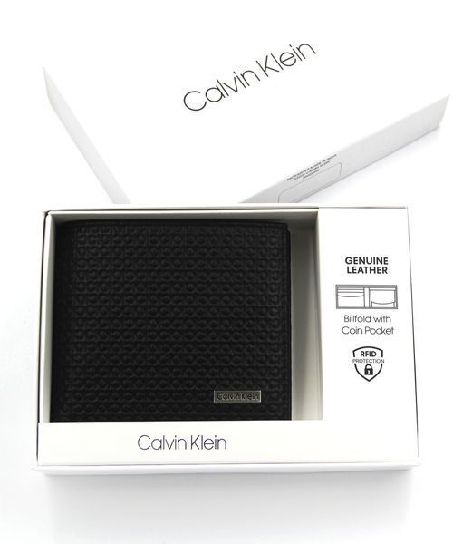 Гаманець чоловічий Шкіряний Calvin Klein у подарунковій Упаковці кш17 фото