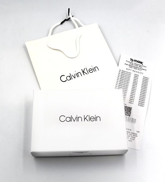Гаманець чоловічий Шкіряний Calvin Klein у подарунковій Упаковці кш17 фото
