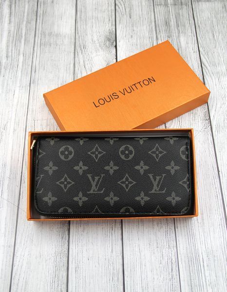 Мужской кошелёк клатч Louis Vuitton Черный кш23 фото