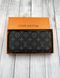 Мужской кошелёк клатч Louis Vuitton Черный кш23 фото 2